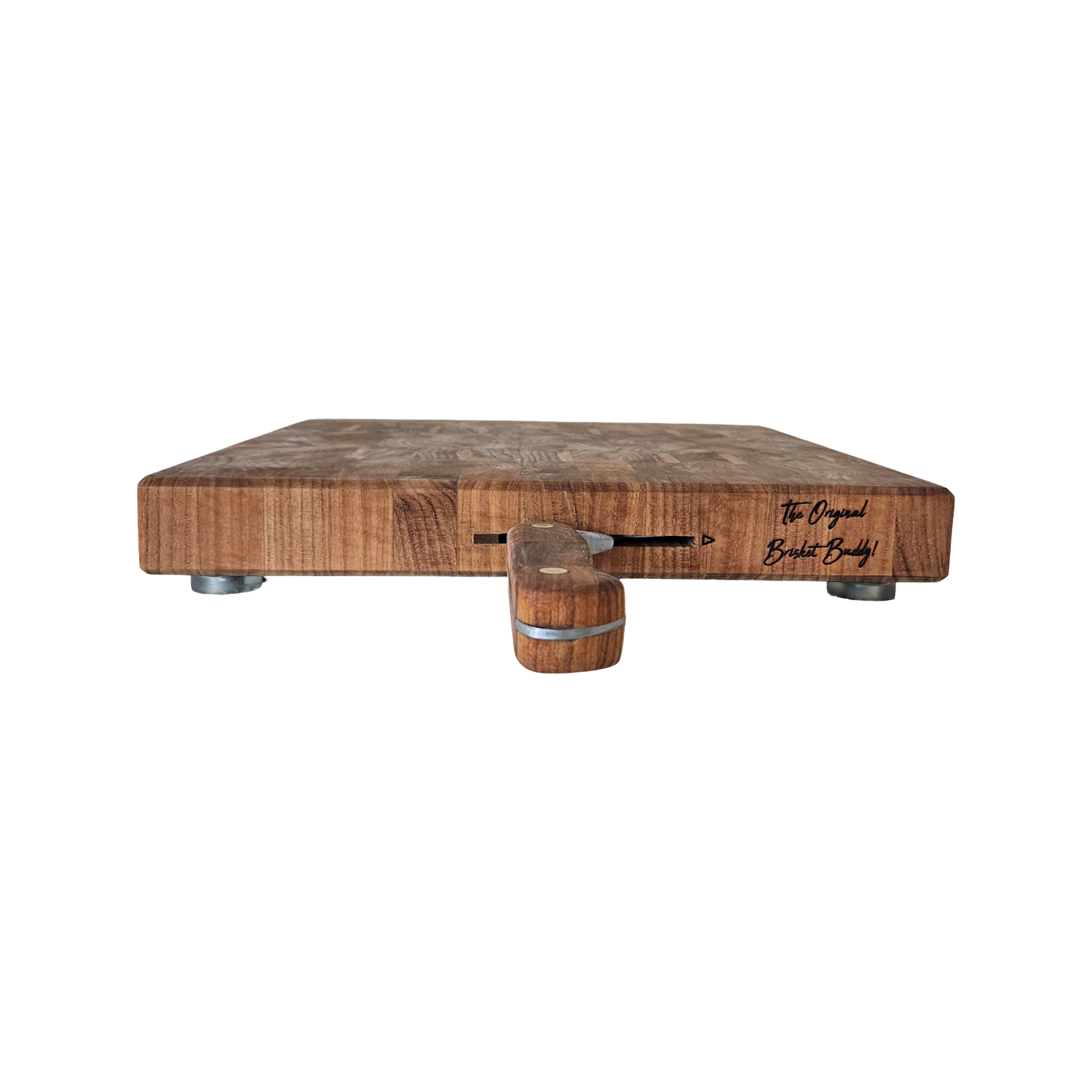 13" x 13" Teak Brisket Buddy