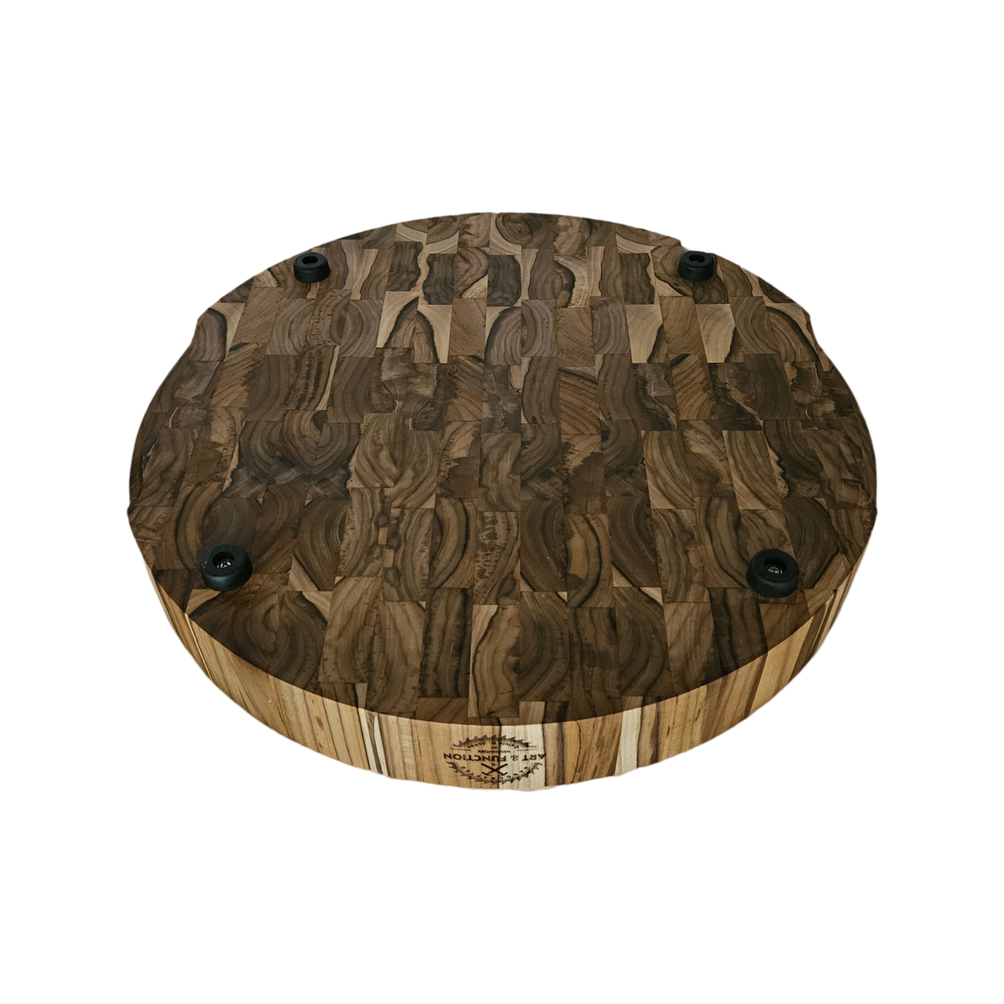 Round Teak Butcher Block