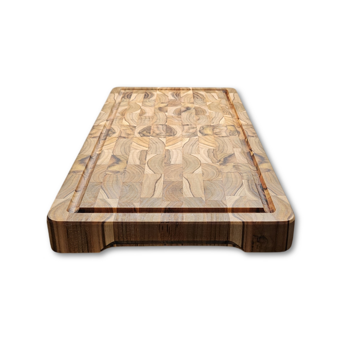 Long End Grain Teak Butcher Block
