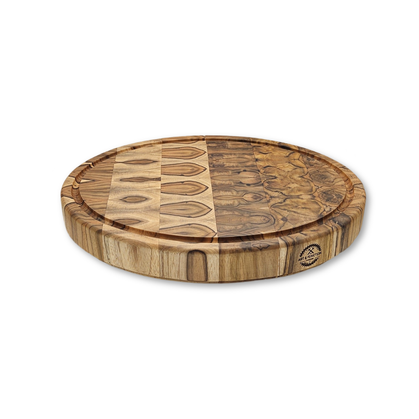 Oval Teak Butcher Block