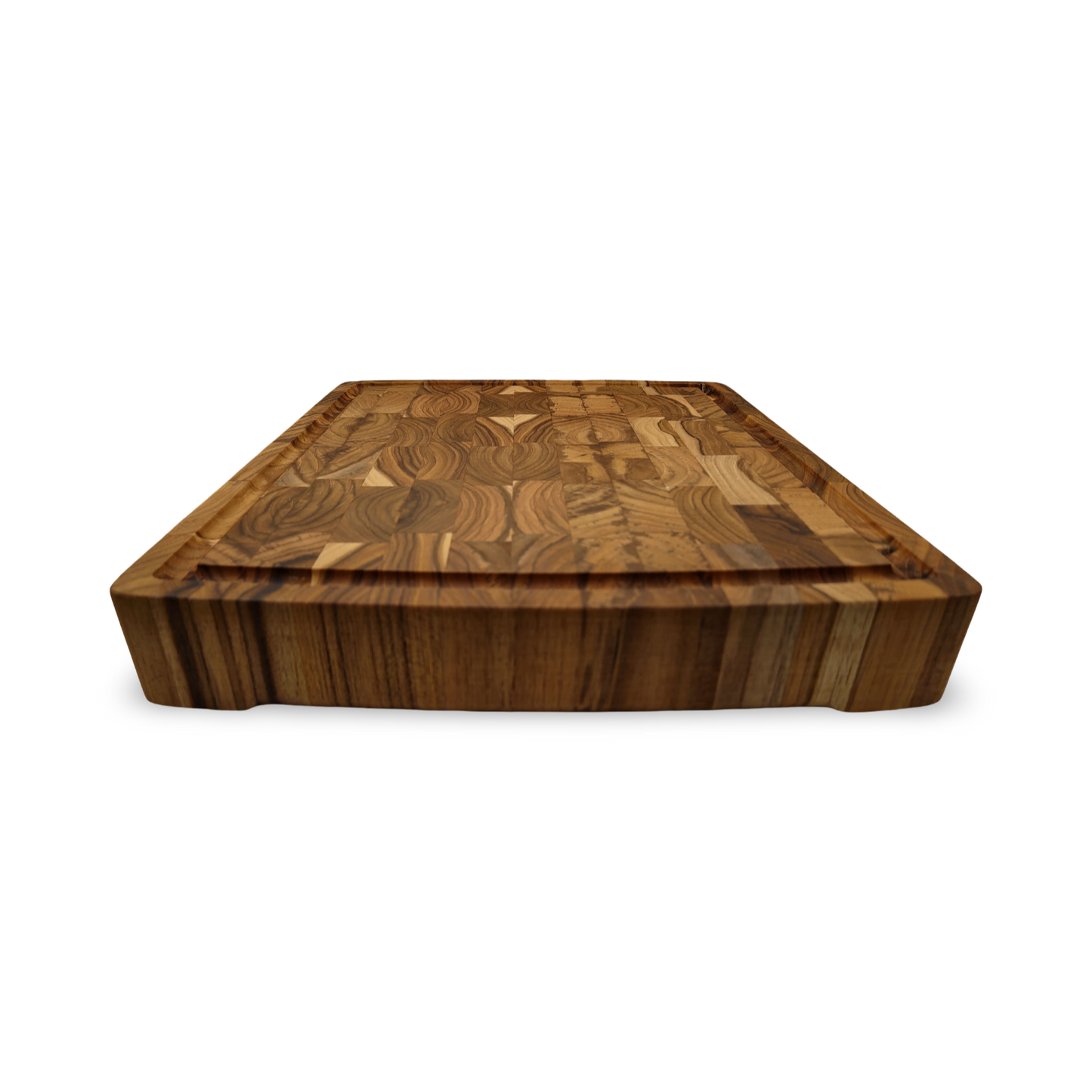 12.5 x 15 x 2 Teak Butcher With Juice Groove