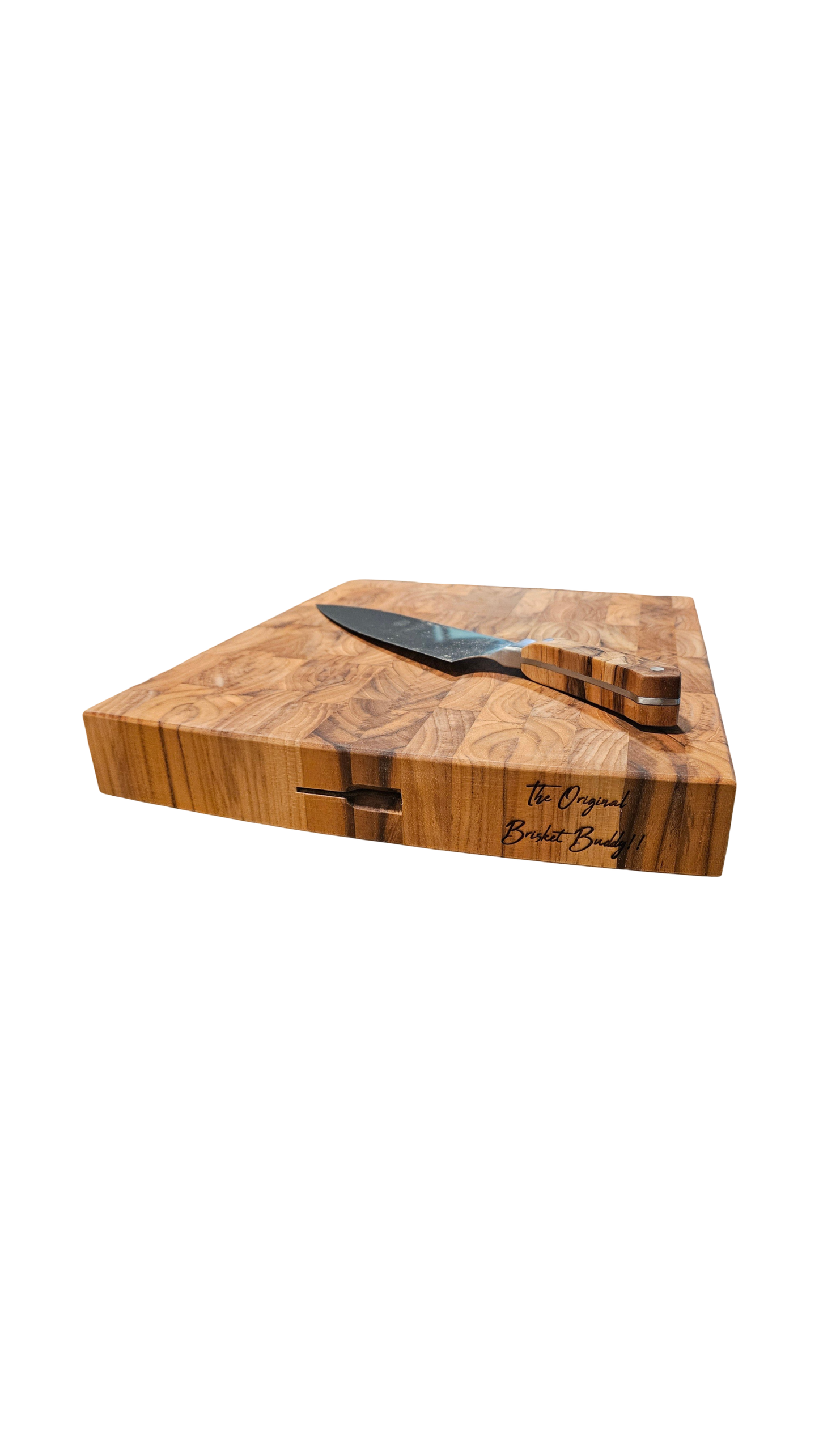 12.25 x 15 x 1.75 Teak Brisket Buddy