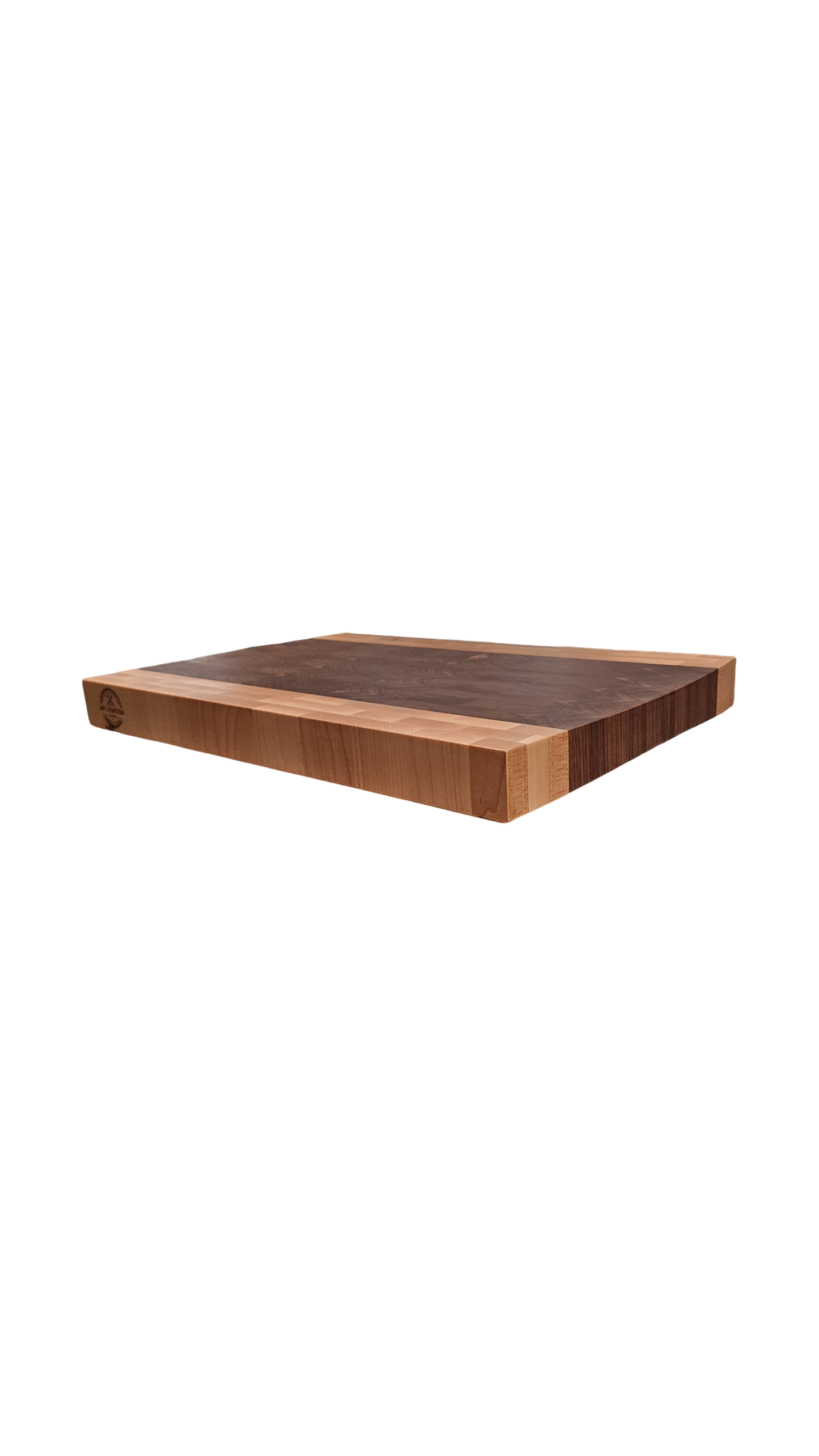 Large Walnut and Maple Butcher Block 19x13x1.75