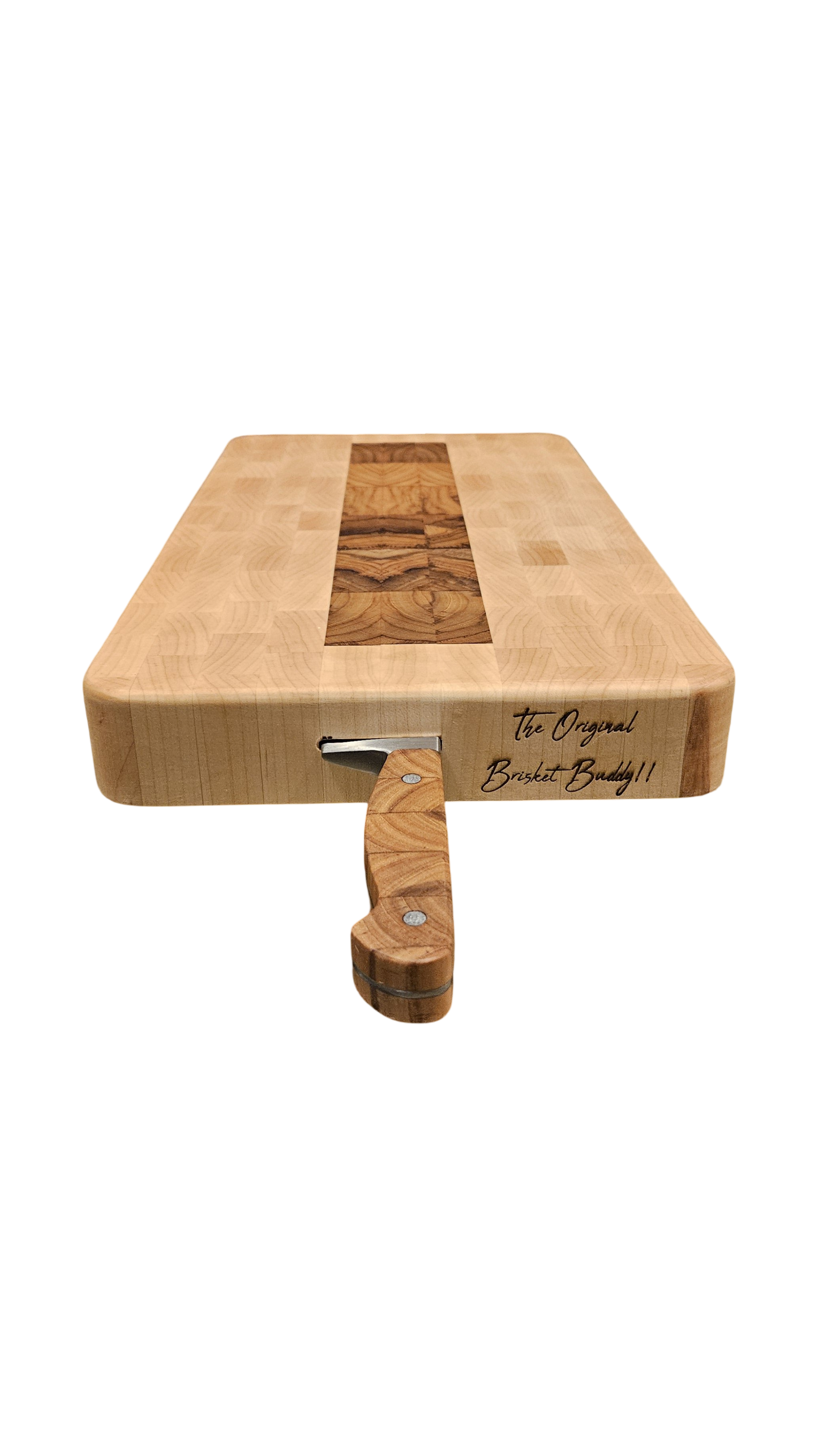 Hard Maple and Teak Brisket Buddy