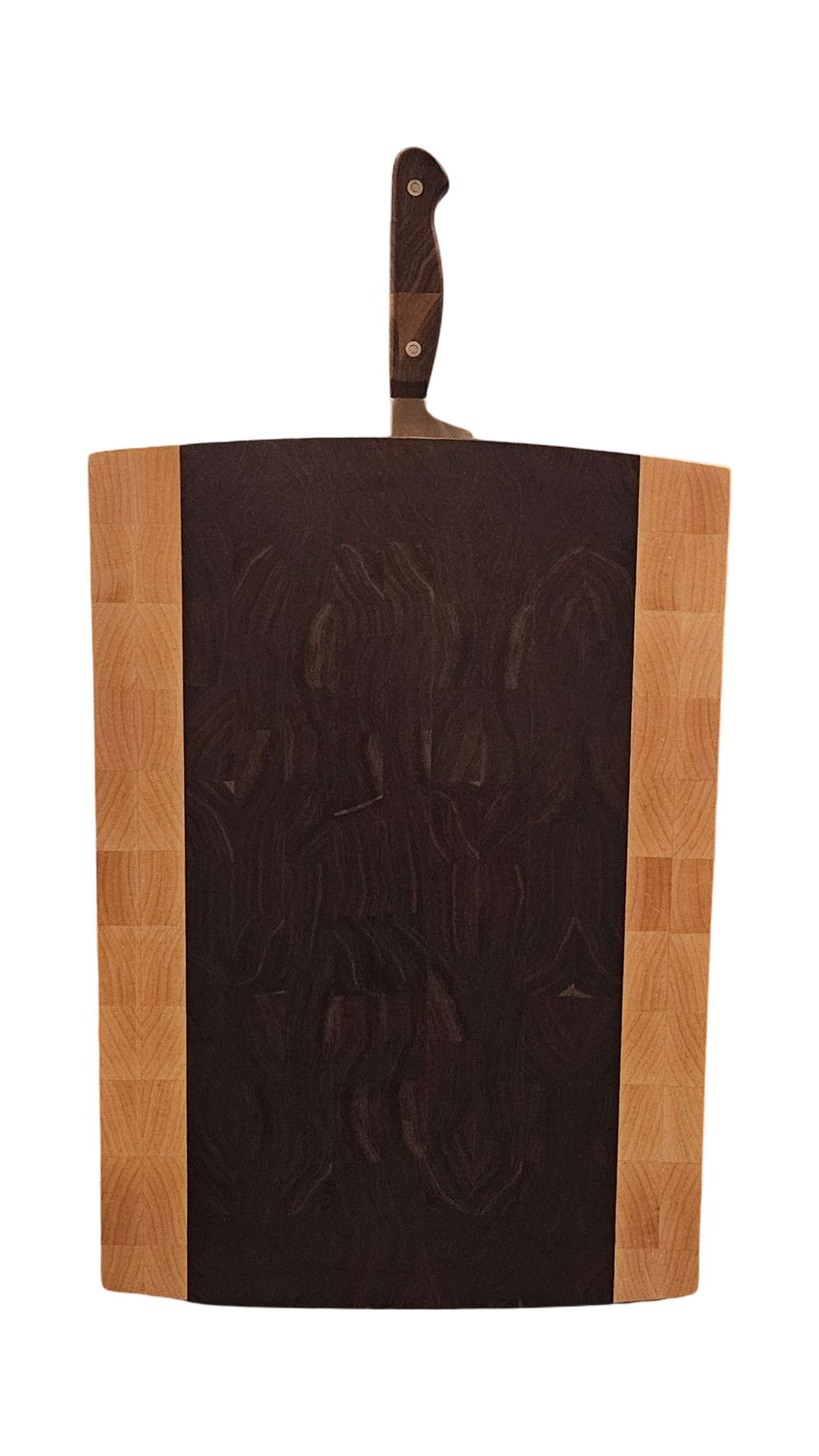 Large Walnut and Hard Maple Brisket Buddy