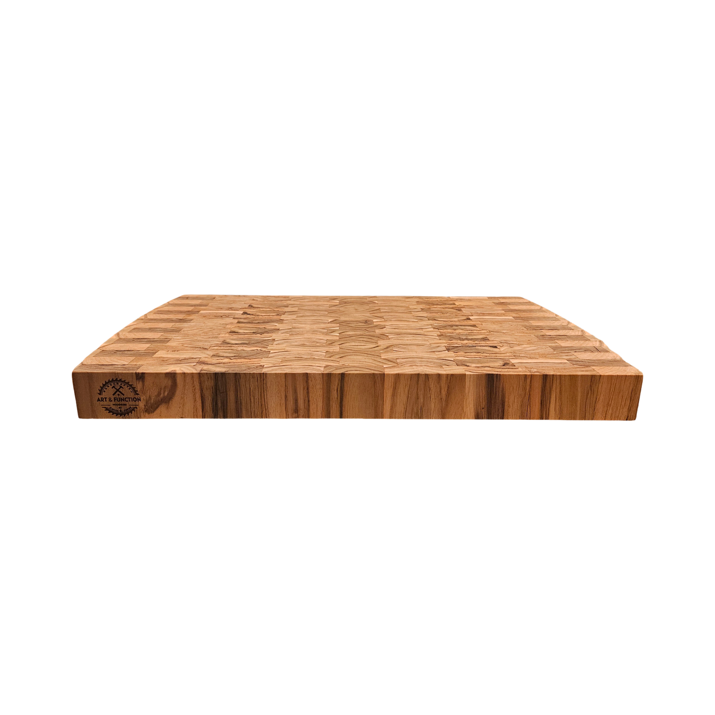 23.75" x 14.5" x 2" End Grain Teak Butcher Block