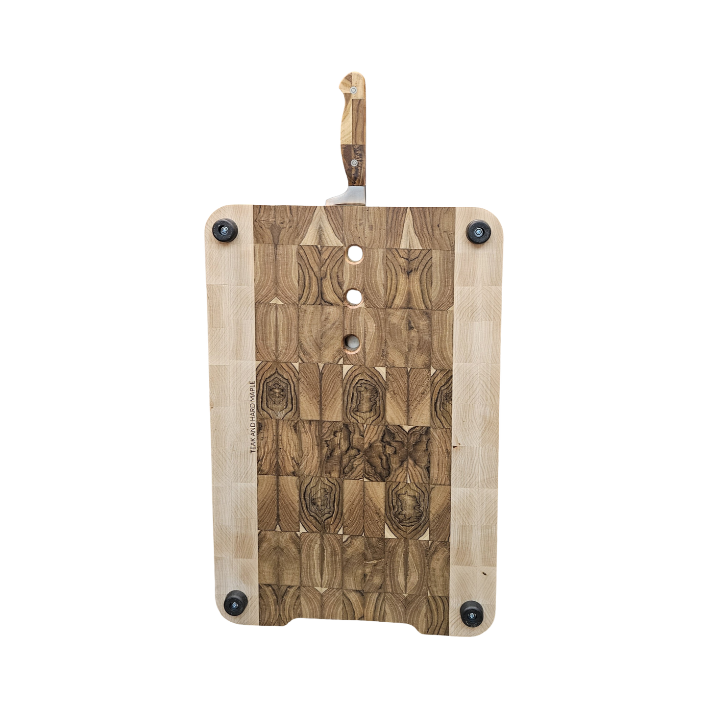 Teak and Hard Maple Brisket Buddy 13.25" x 19.75" x 1.75"