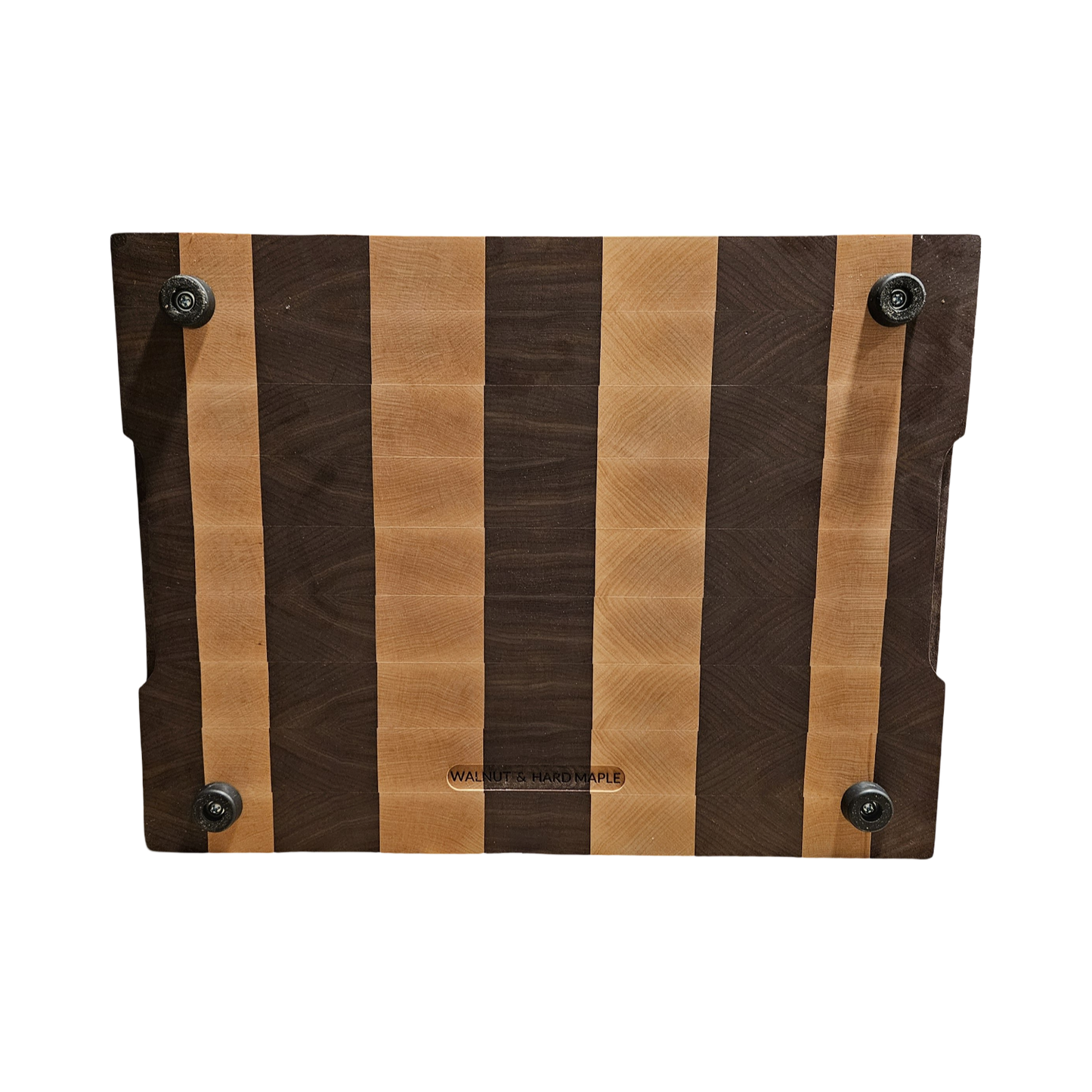 11.375" x 15" x 1.5" Walnut and Maple Butcher Block