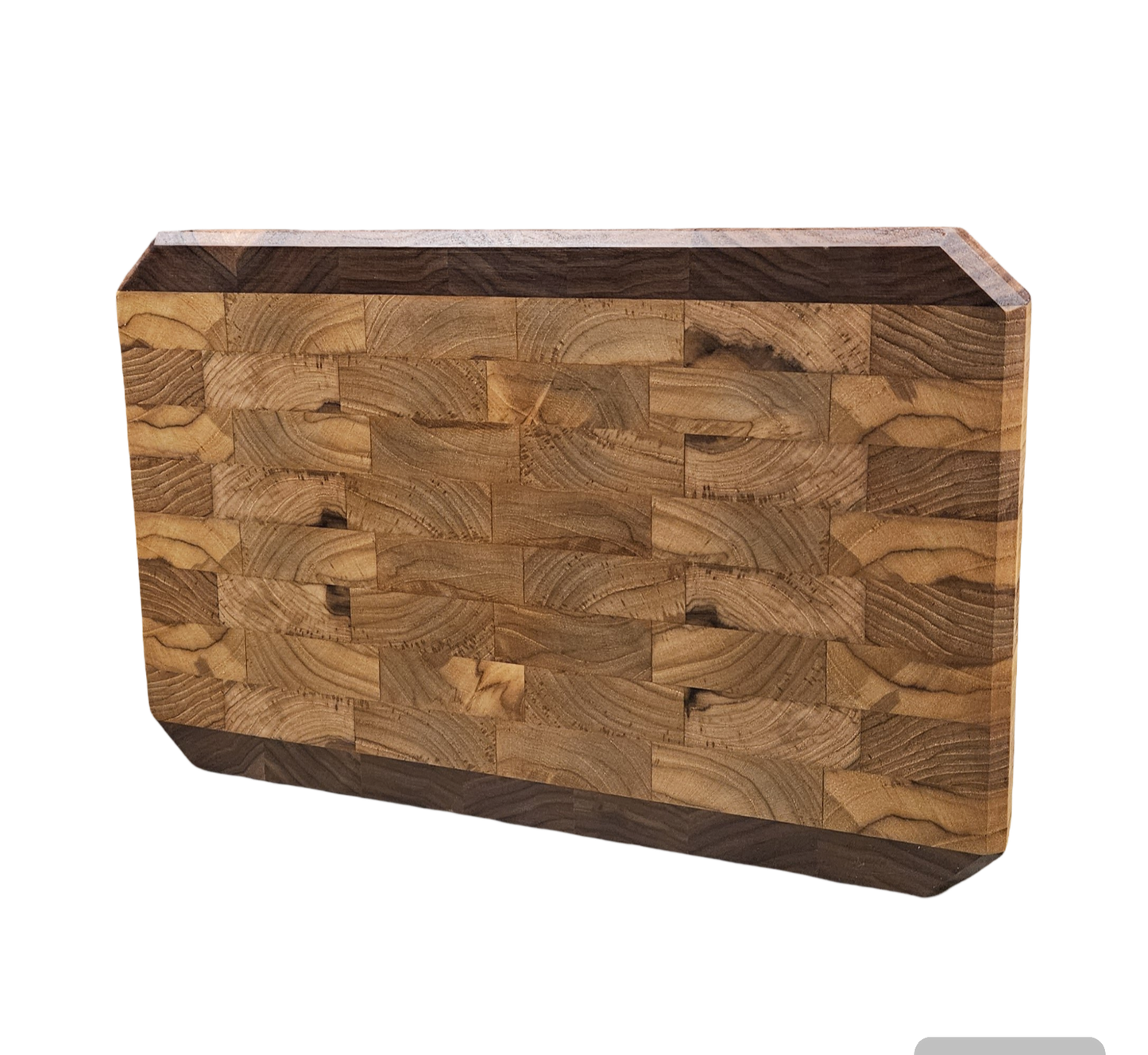 Medium Teak and Walnut Butcher Block