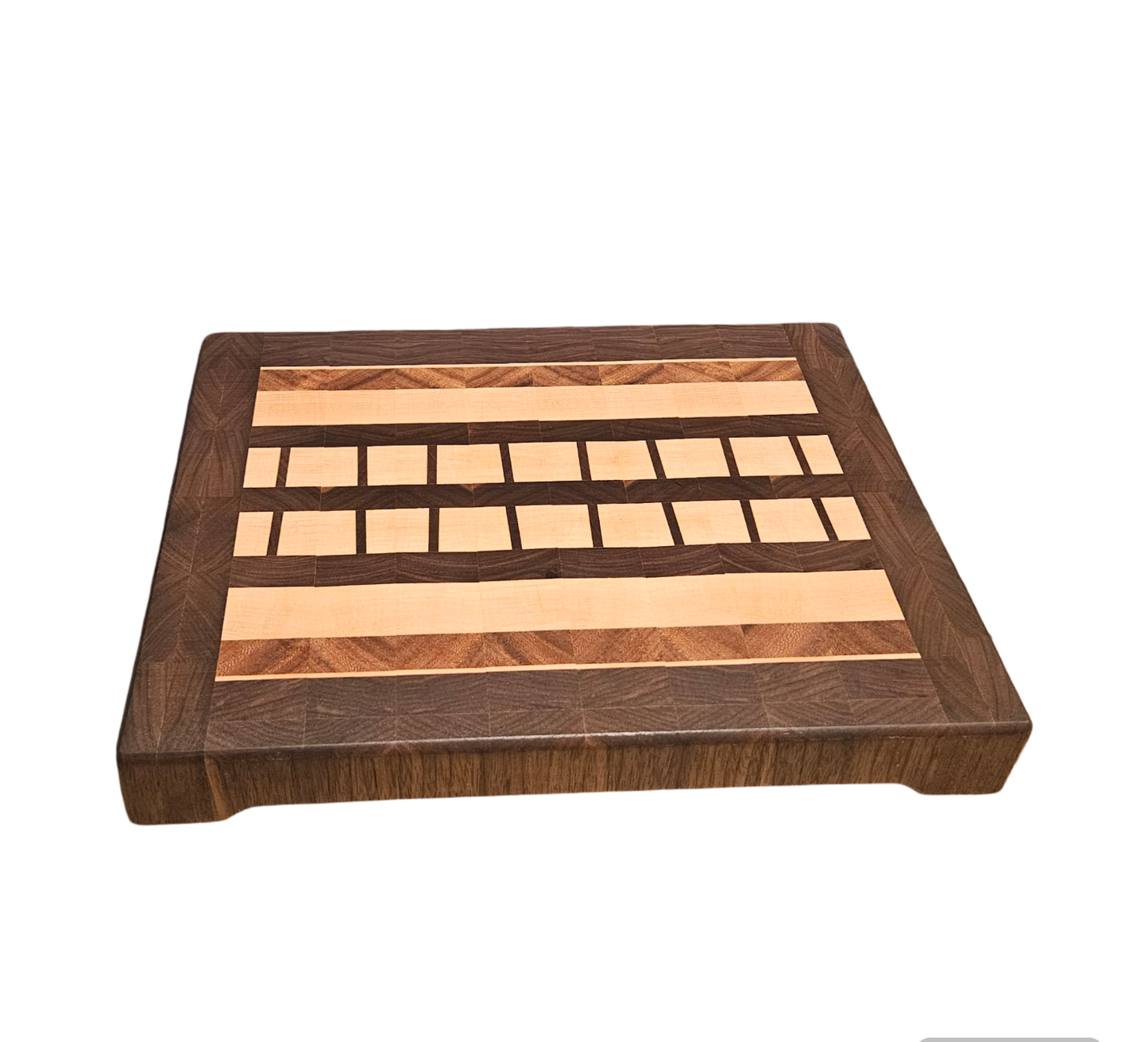 Walnut, Hard Maple, & Monkey Pod Butcher Block