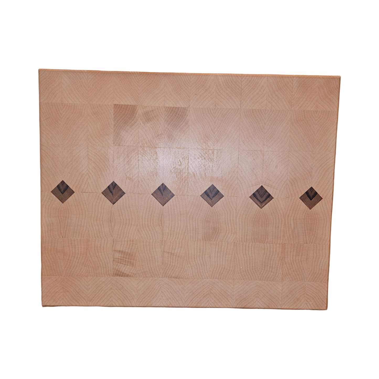 Hard Maple Butcher Block with Teak Accents