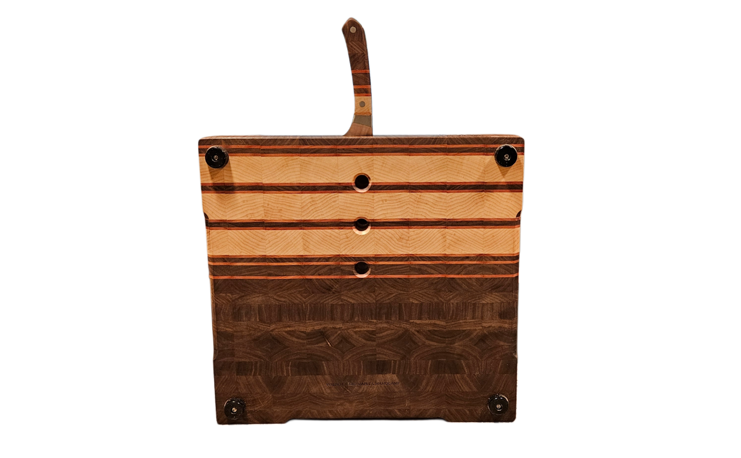 WALNUT, HARD MAPLE & MAHOGANY BRISKET BUDDY