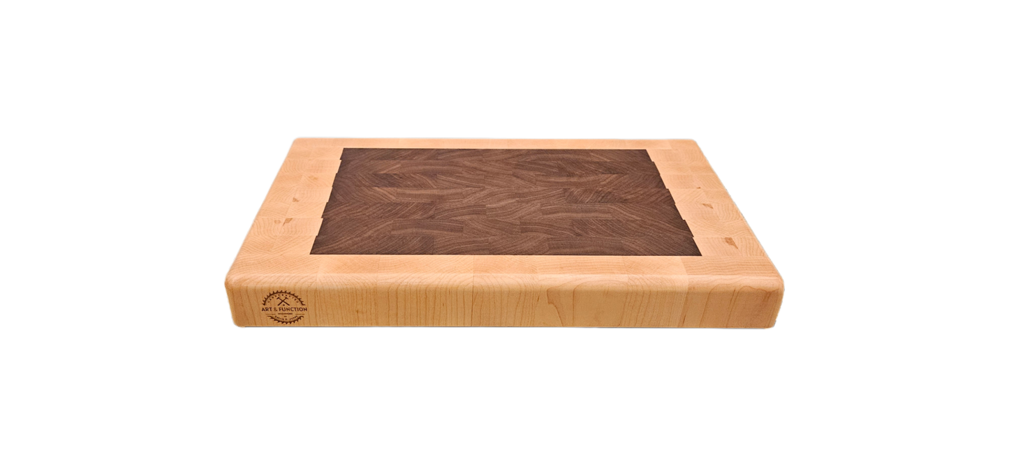 Walnut & Hard Maple Medium Butcher Block