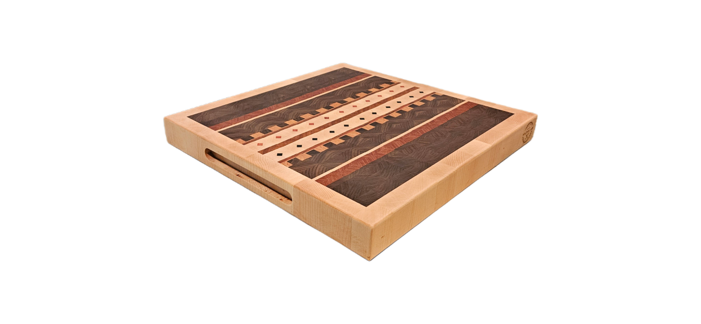 Large Exotic Butcher Block