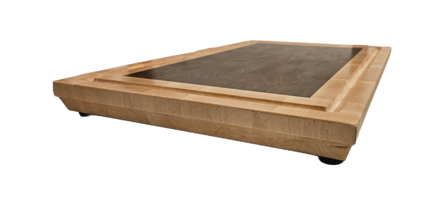 Walnut and Hard Maple Butcher Block