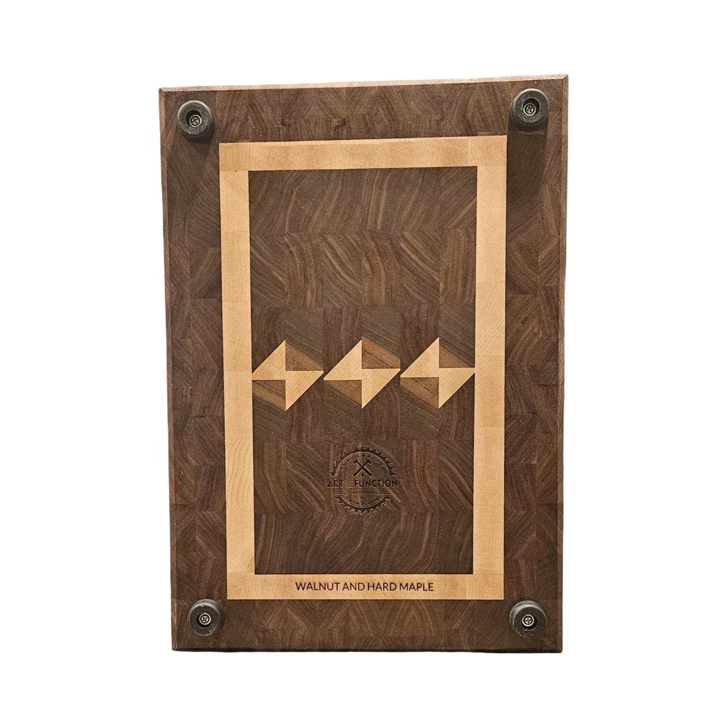 Walnut and Hard Maple end grain cutting board