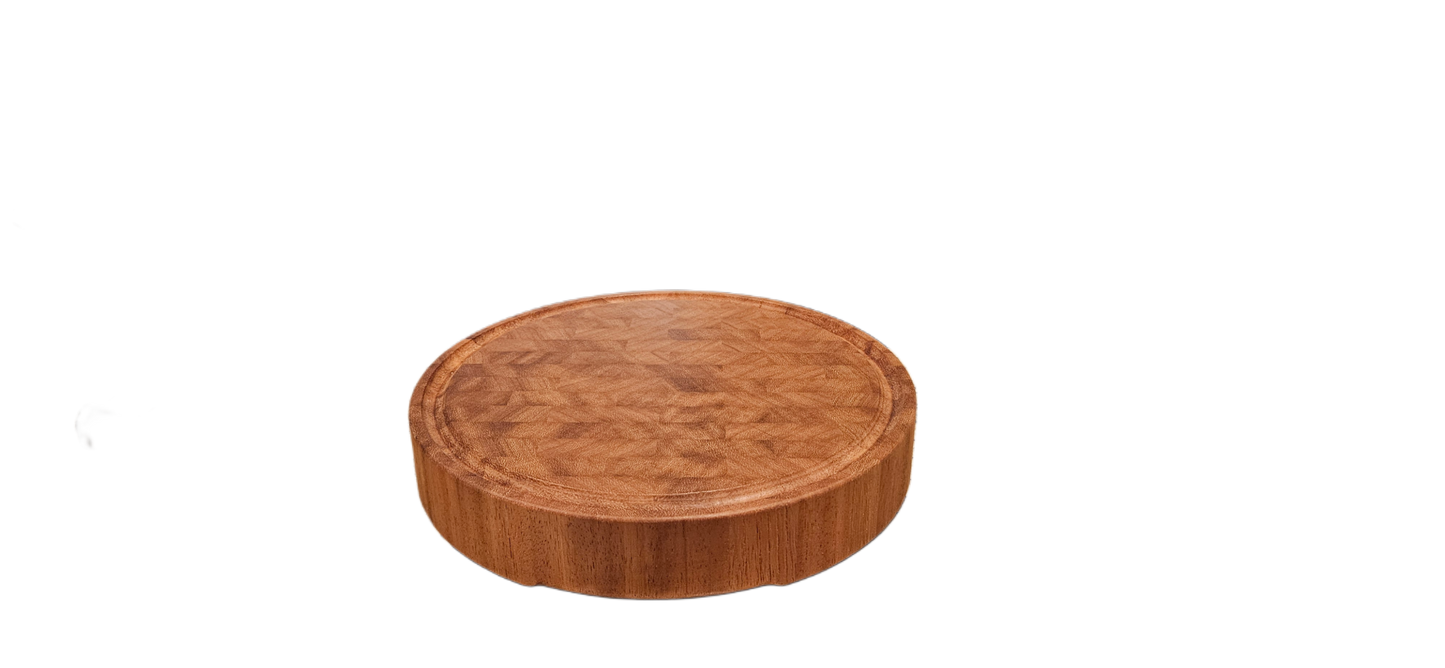 African Teak 12in Cake Block