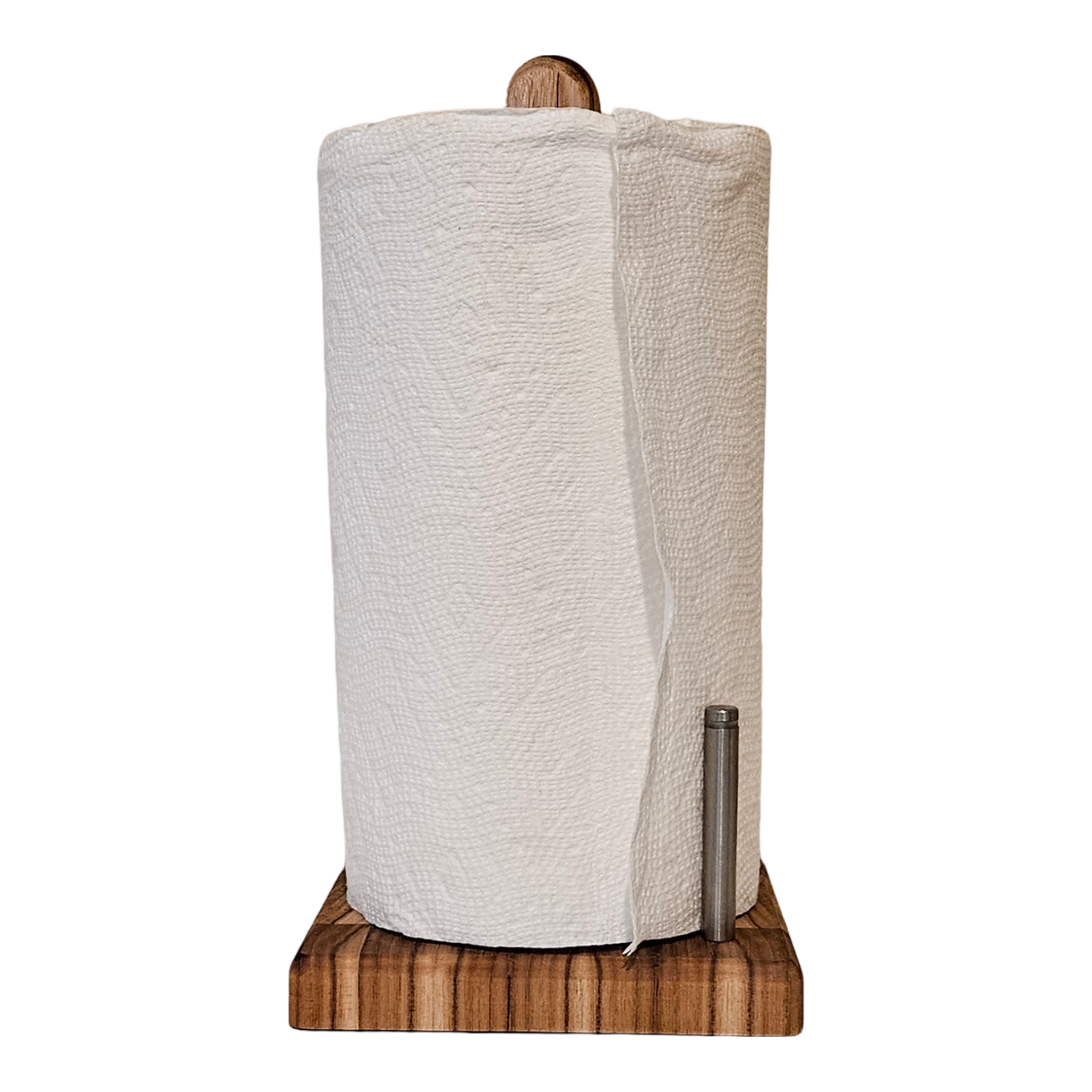 TEAK PAPER TOWEL HOLDER