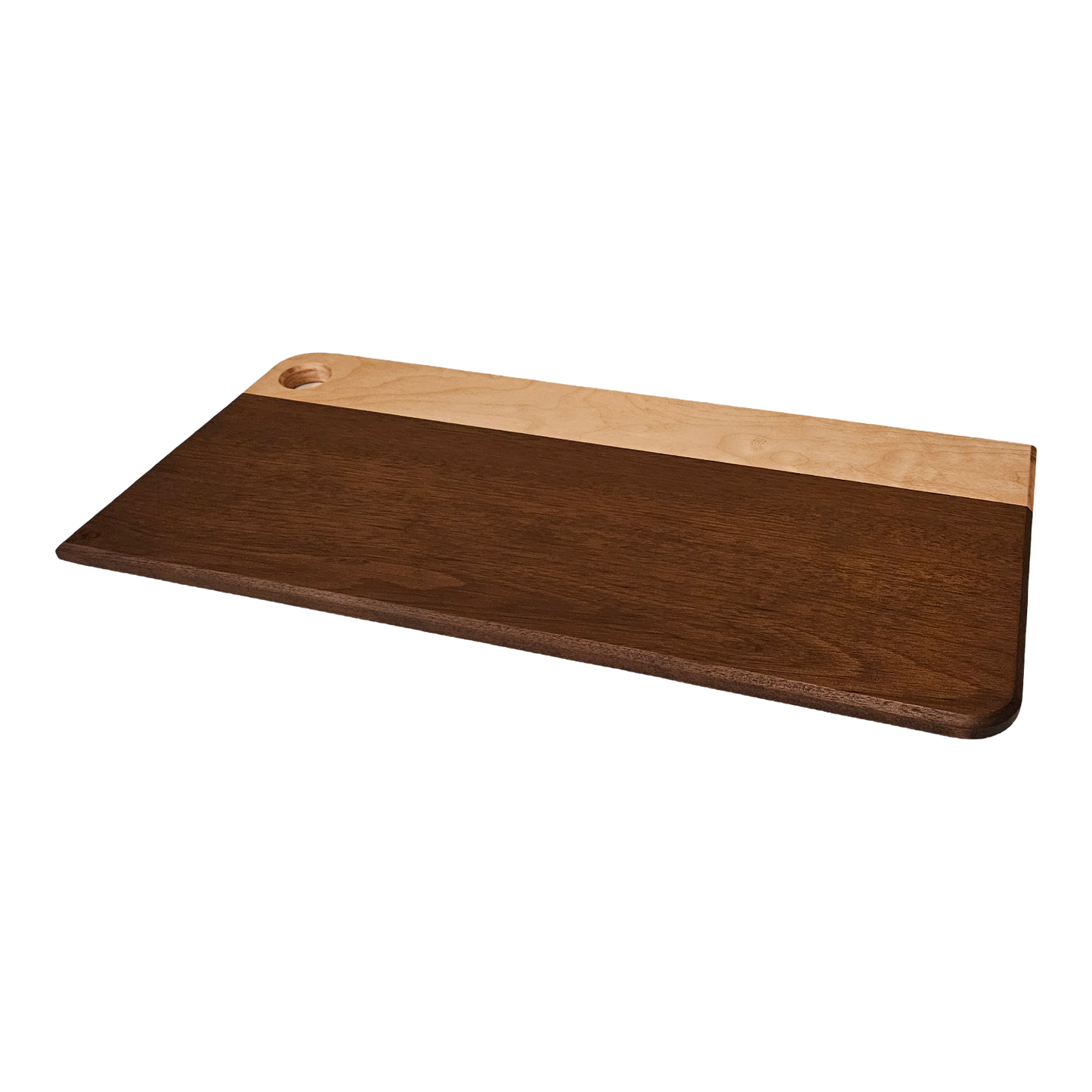 Maple & Peruvian Walnut Cutting board