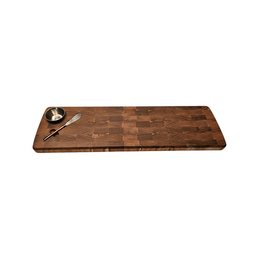 Teak "Bread n' Butta" Board (no bread knife)