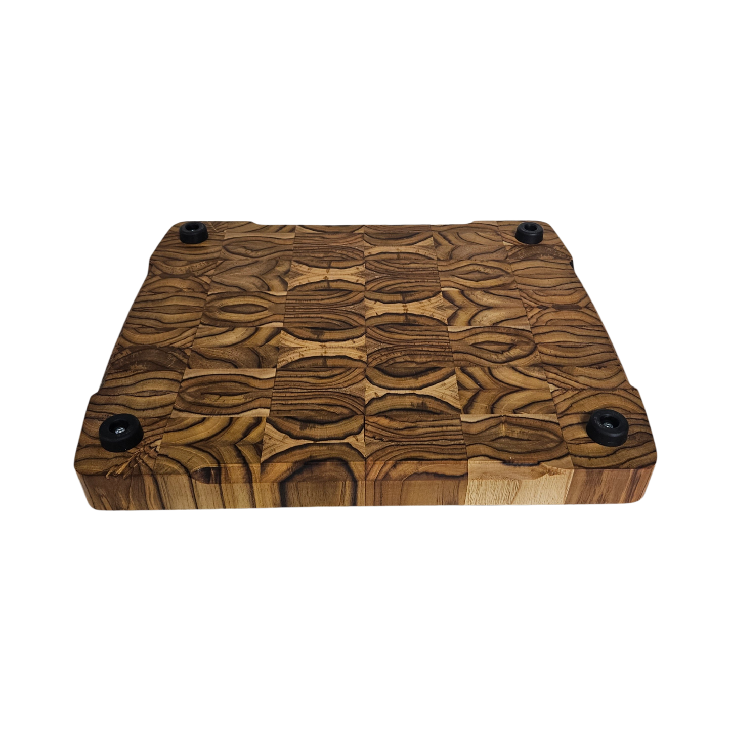 15.75 x 13 x 1.5 Teak end grain Butcher Block