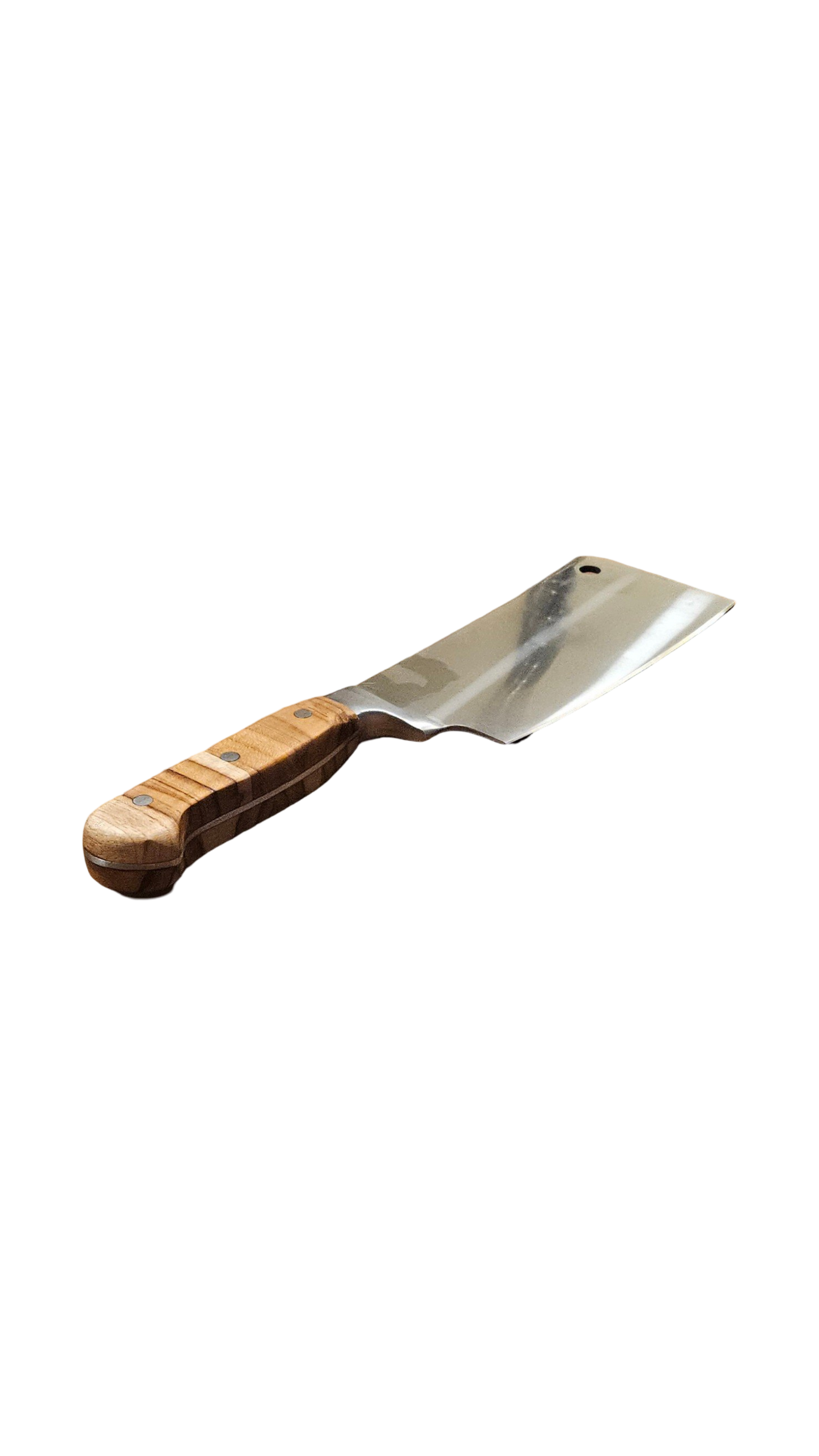 Large Teak and Hard Maple Brisket Buddy (Cleaver Edition)