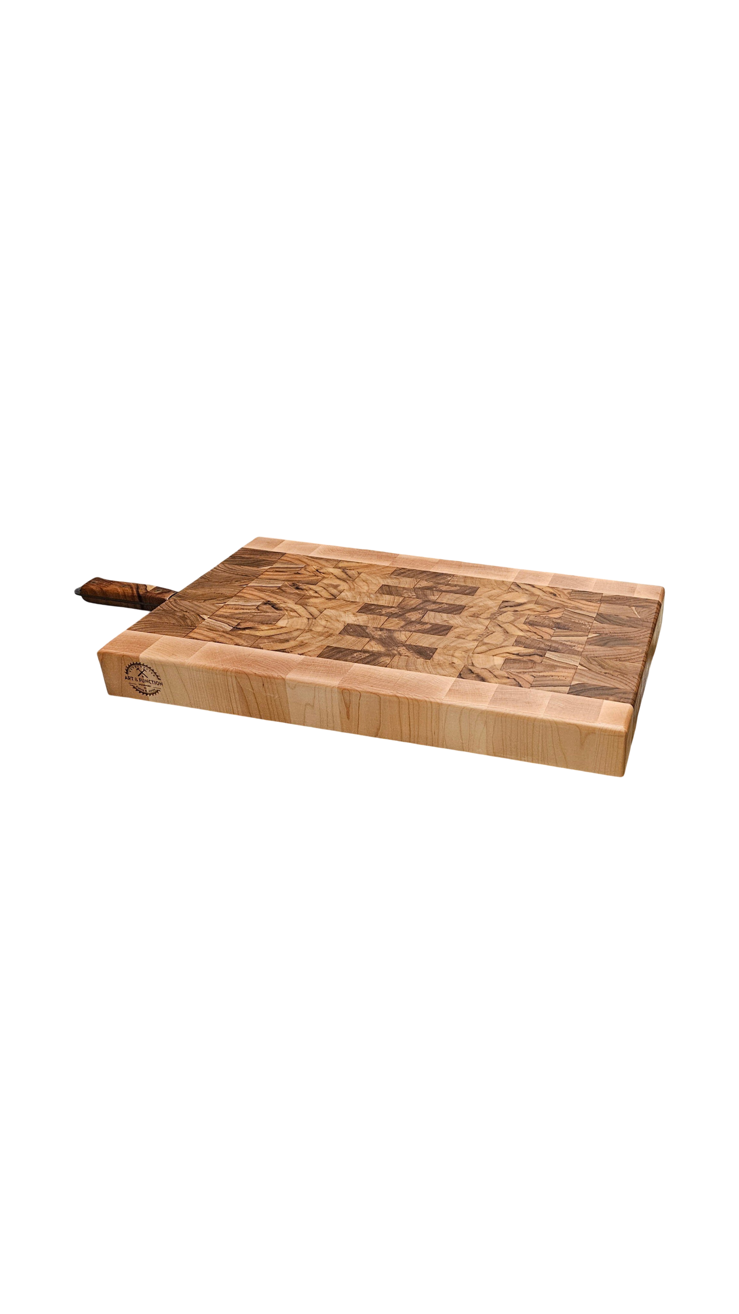 Large Teak and Hard Maple Brisket Buddy (Cleaver Edition)