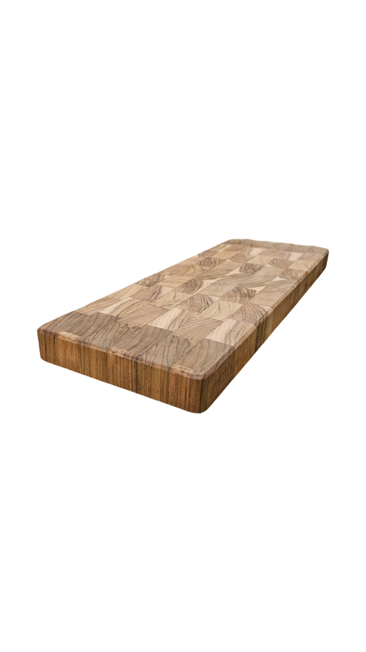 Small End Grain Teak Butcher/Cheese Block
