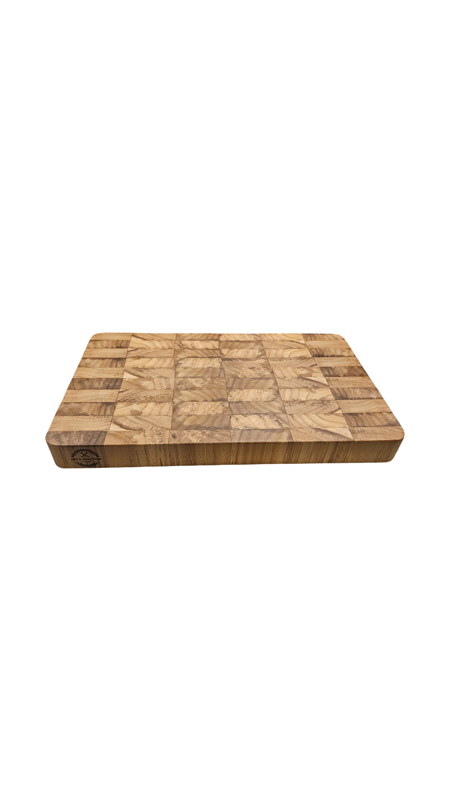 Mid Sized End Grain Teak Butcher Block