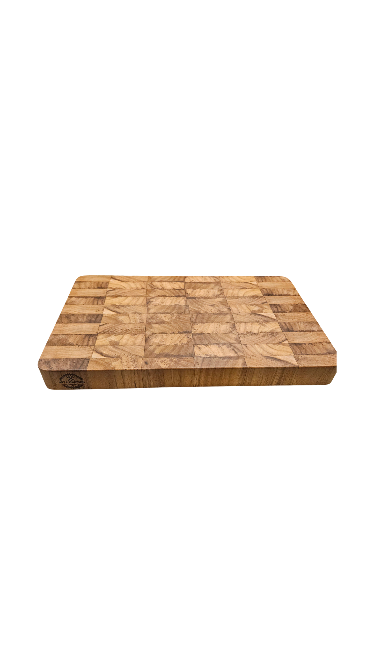 Mid Sized End Grain Teak Butcher Block