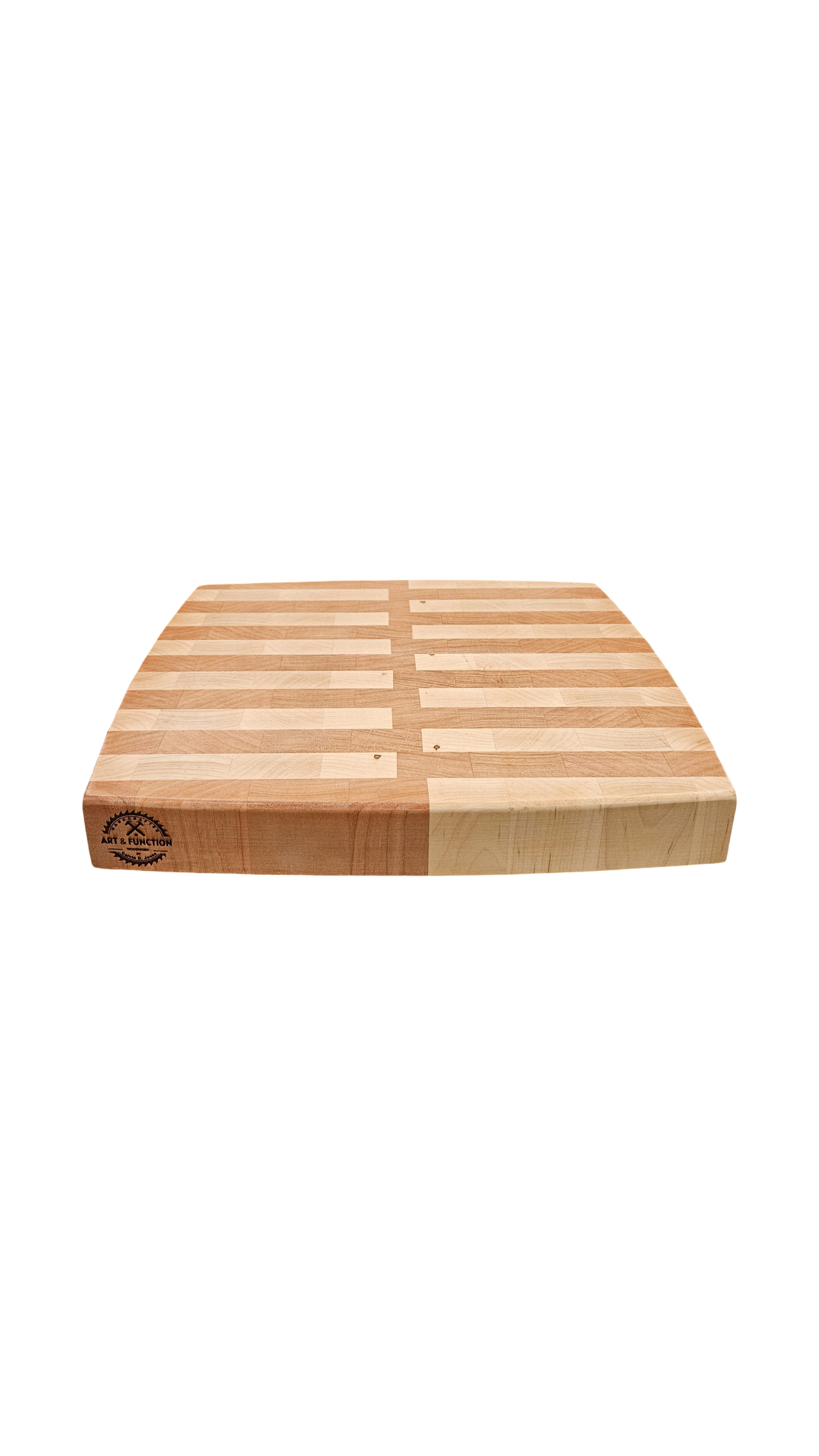 Cherry and Hard Maple End Grain Butcher Block