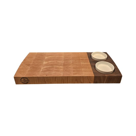 Cherry and Walnut charcuterie board