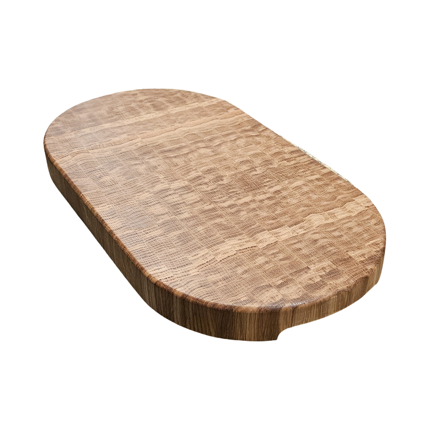 Capsule Shaped White Oak Butcher Block