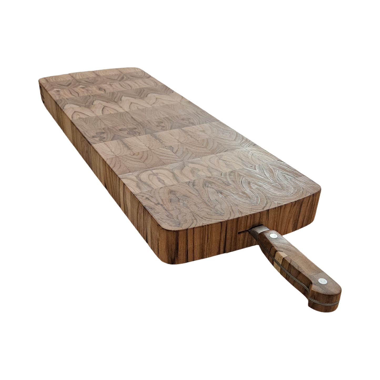 End Grain Teak Bread Board