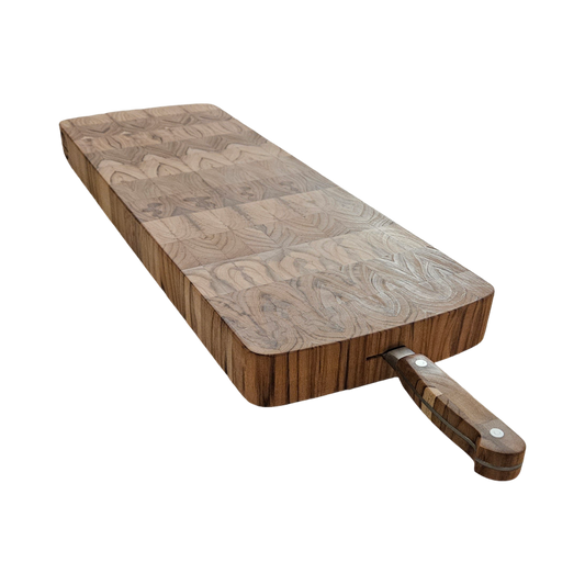 End Grain Teak Bread Board