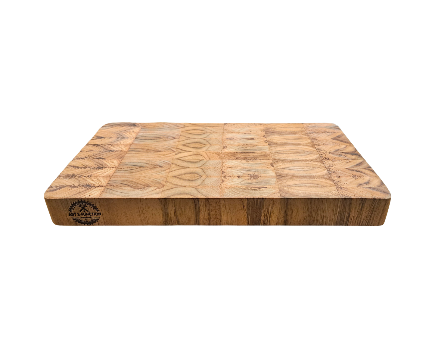 Mid Sized End Grain Teak Butcher Block
