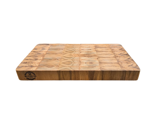 Mid Sized End Grain Teak Butcher Block