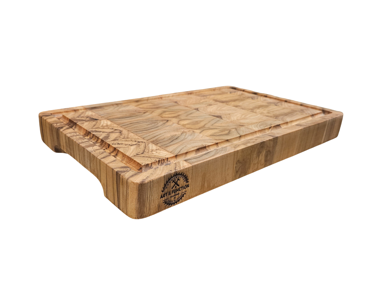 Mid sized End Grain Teak Butcher Block