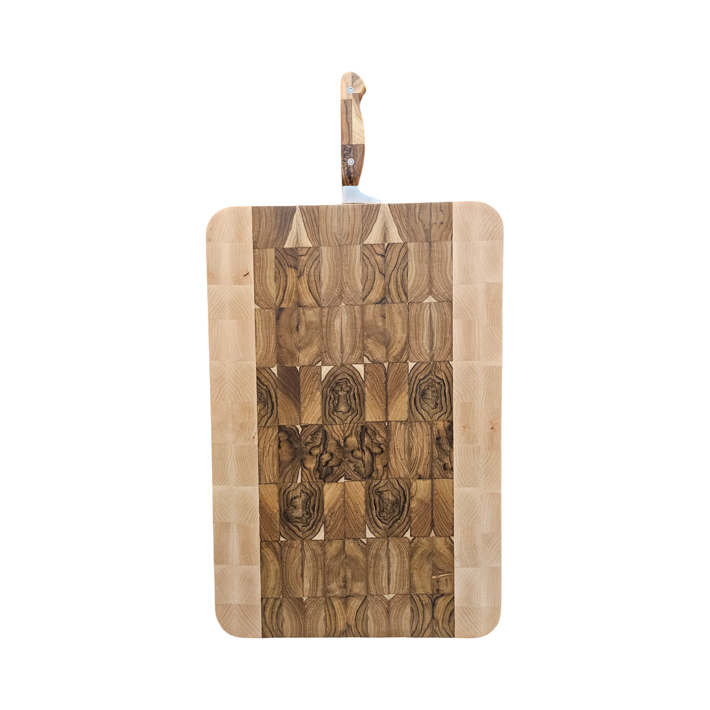 Teak and Hard Maple Brisket Buddy 13.25" x  19.75" x 1.75"