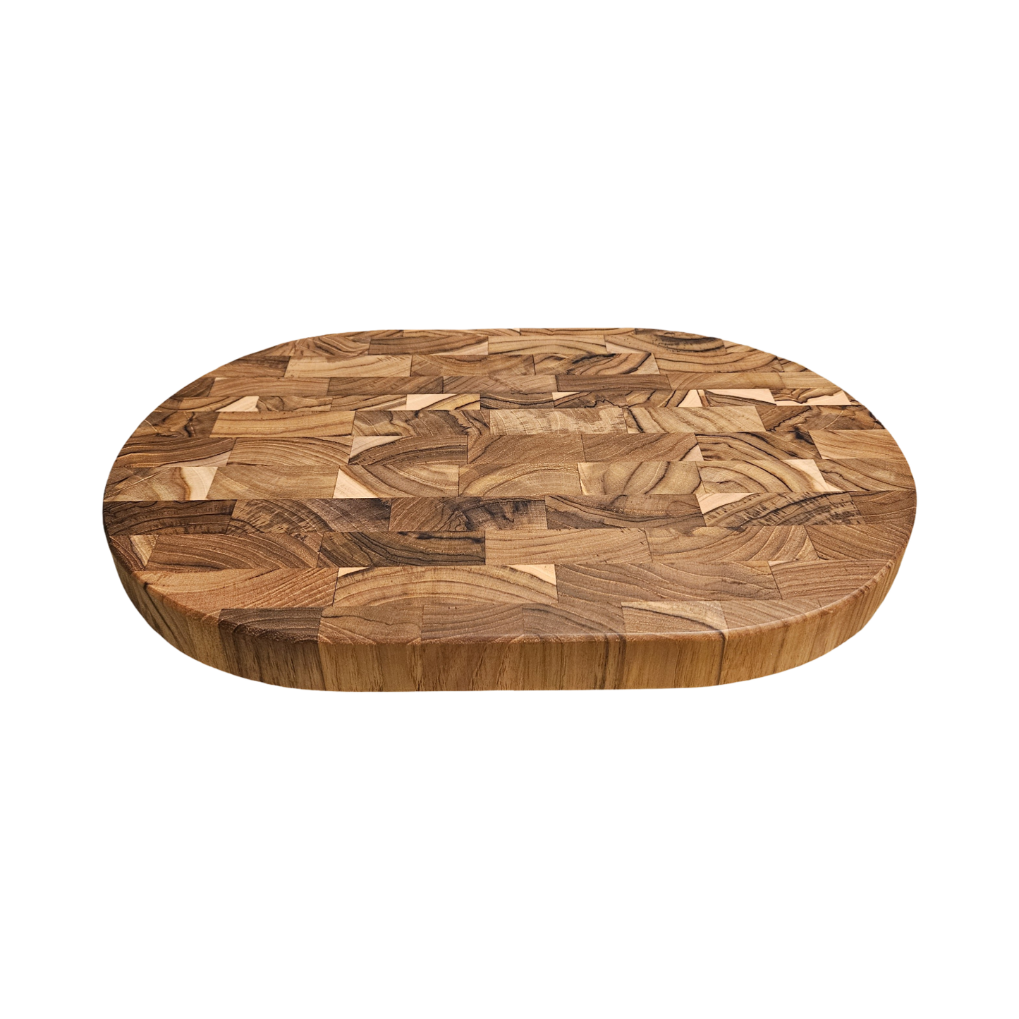 Capsule Shaped Butcher Block 10" x 14.75" x 1.25"