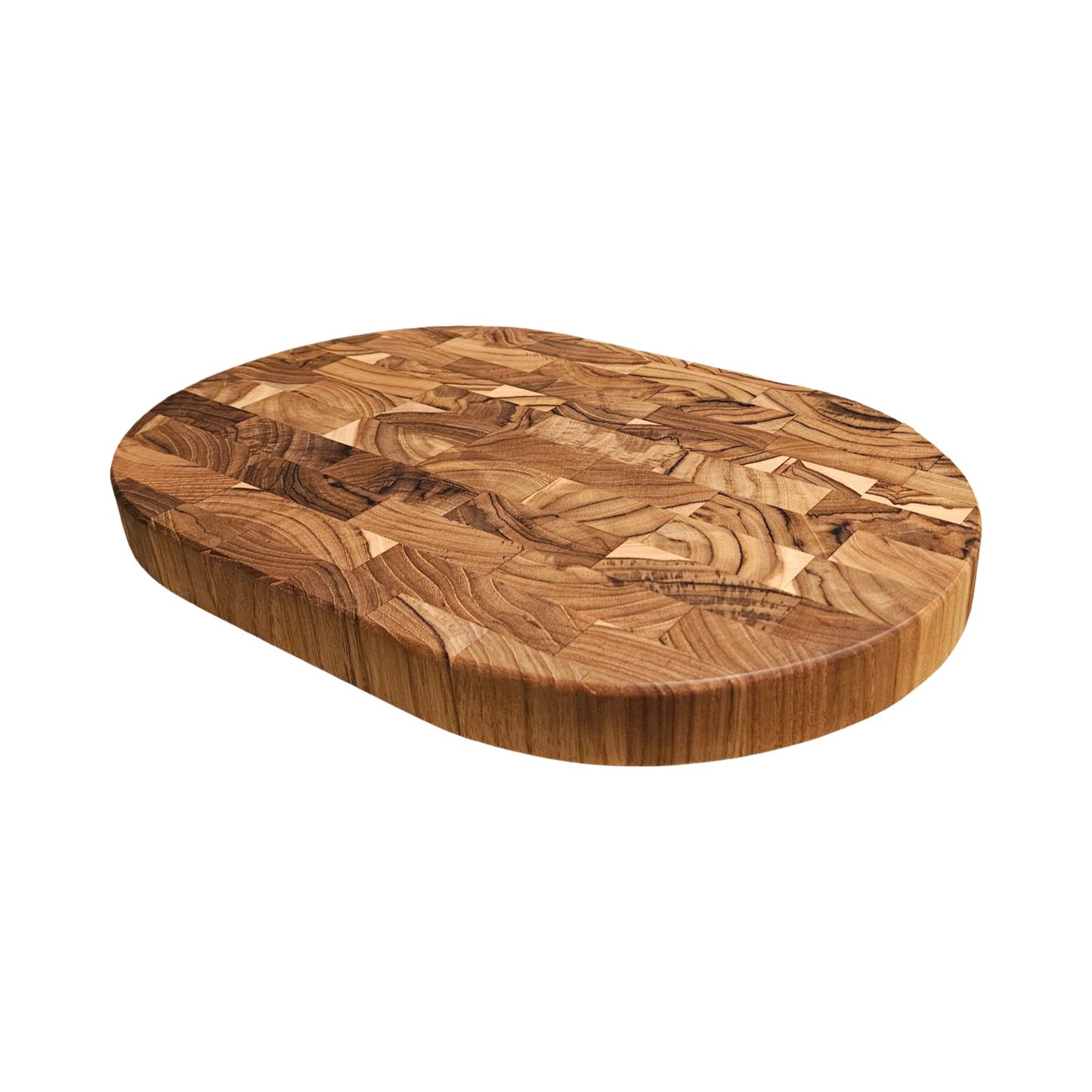 Capsule Shaped Butcher Block 10" x 14.75" x 1.25"