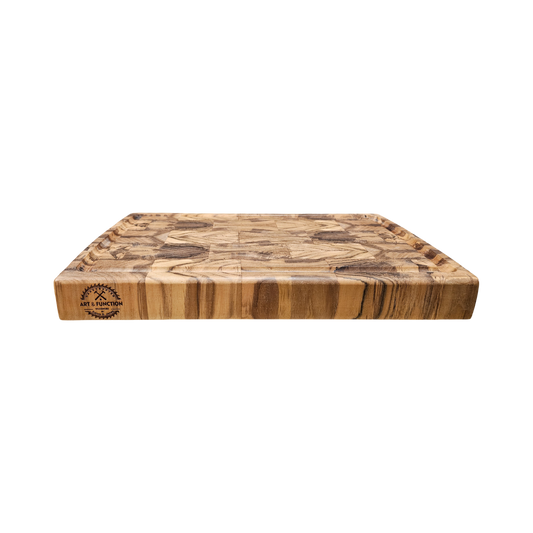 16" x 9.5"x 1.75 Teak Butcher Block