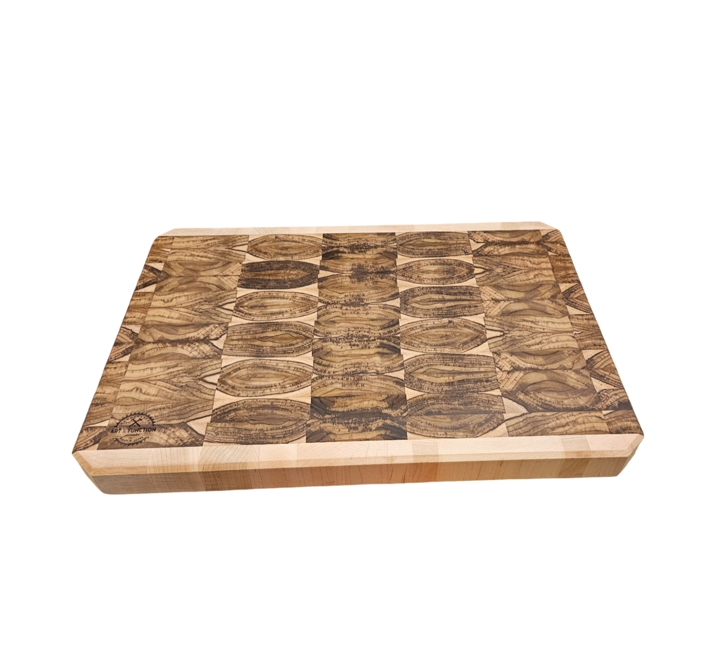 Large Teak and Hard Maple  Butcher Block