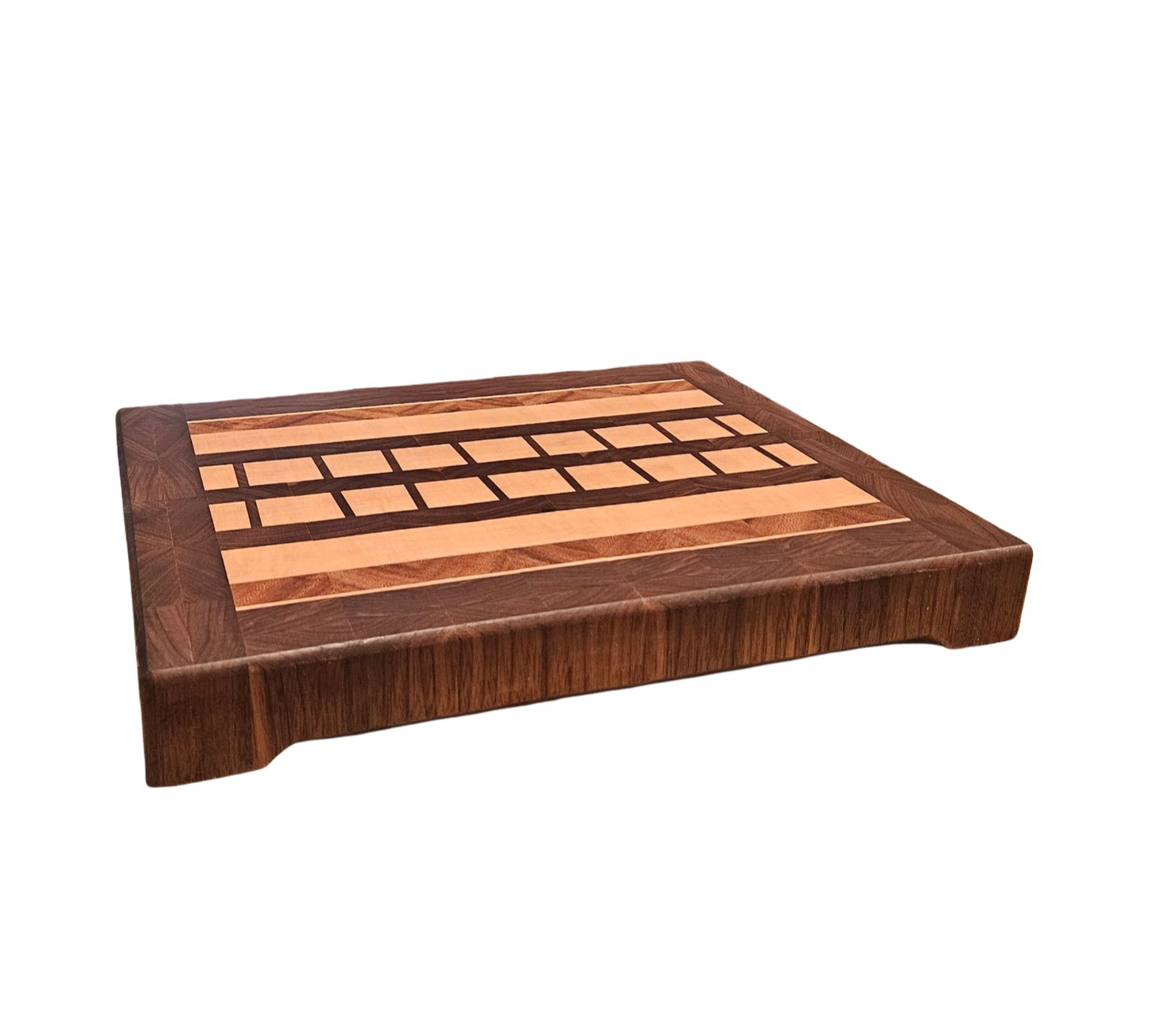 Walnut, Hard Maple, & Monkey Pod Butcher Block