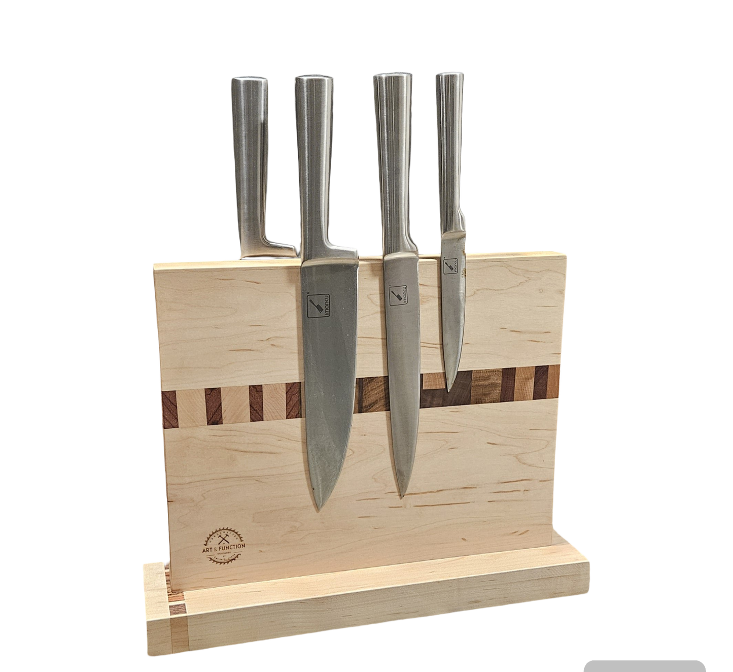 Dual sided magnetic knife holder