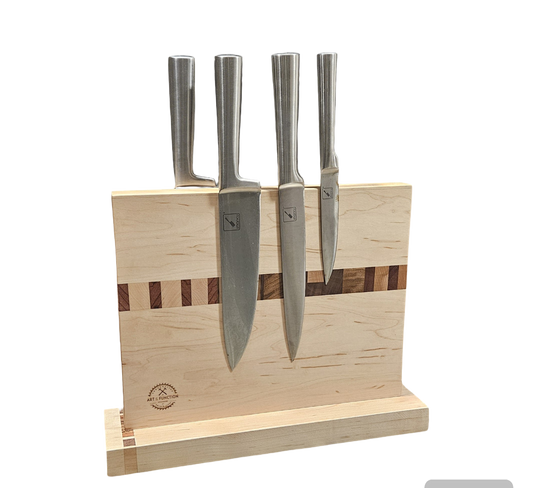 Dual sided magnetic knife holder