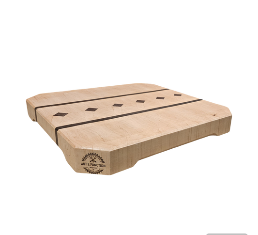 Hard Maple & Walnut Butcher Block