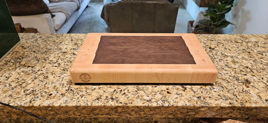 Walnut & Hard Maple Butcher Block
