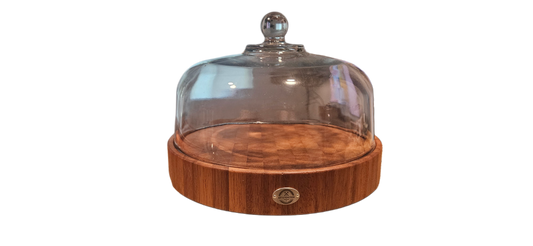 African Teak 12in Cake Block