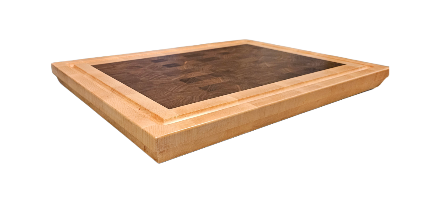 Walnut and Hard Maple Butcher Block